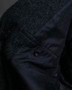 "COMME des GARCONS HOMME PLUS" Structured cut double-breasted tailored jacket