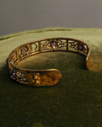 “Hanae Mori” 1989 Butterfly sterling cuff bangle