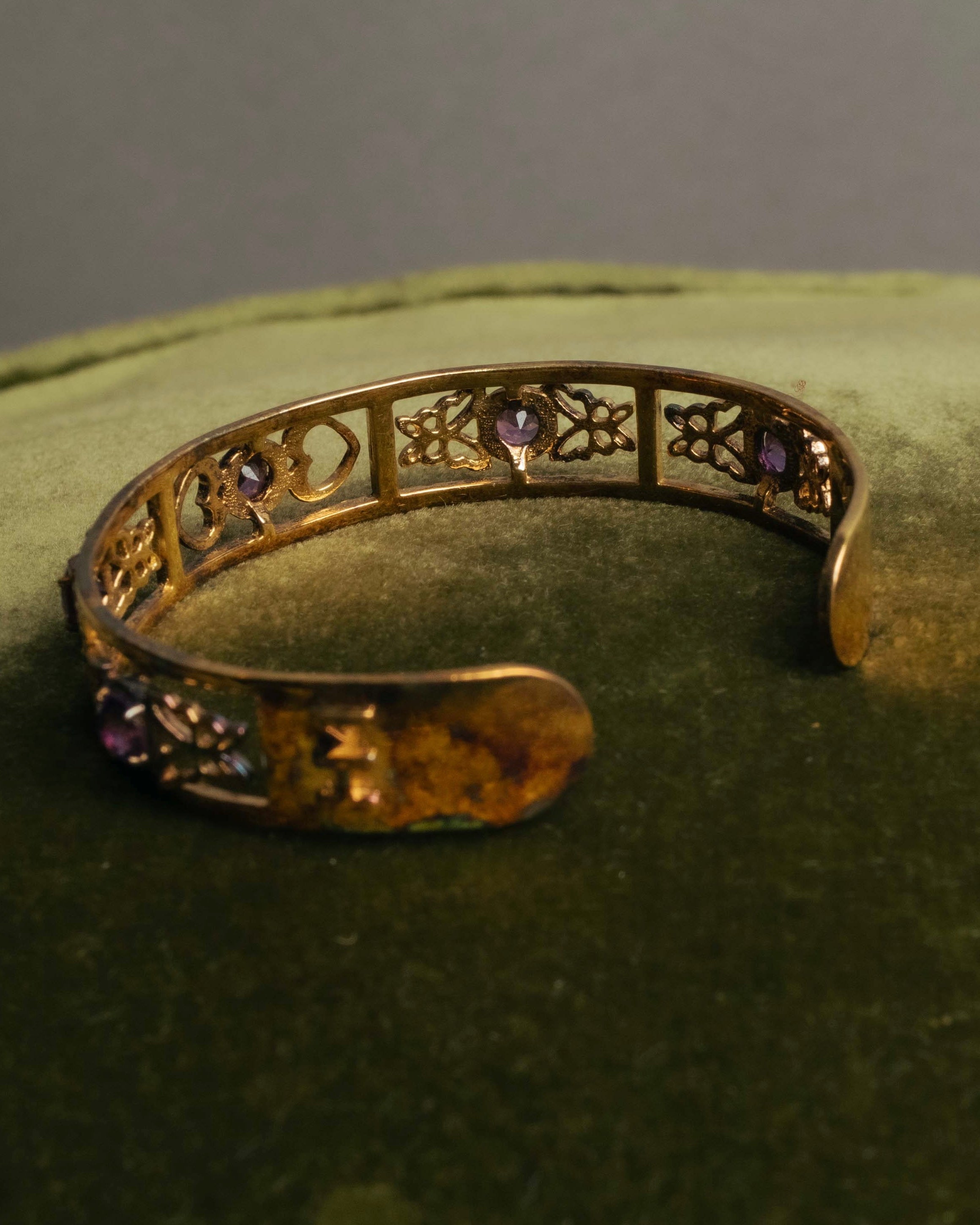 “Hanae Mori” 1989 Butterfly sterling cuff bangle
