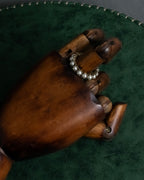 "Christian Dior" Eternity design pearl arrangement gold ring