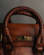 -SPECIAL- “GUCCI” 2016-2021 Archive inspired braided leather top handle bag