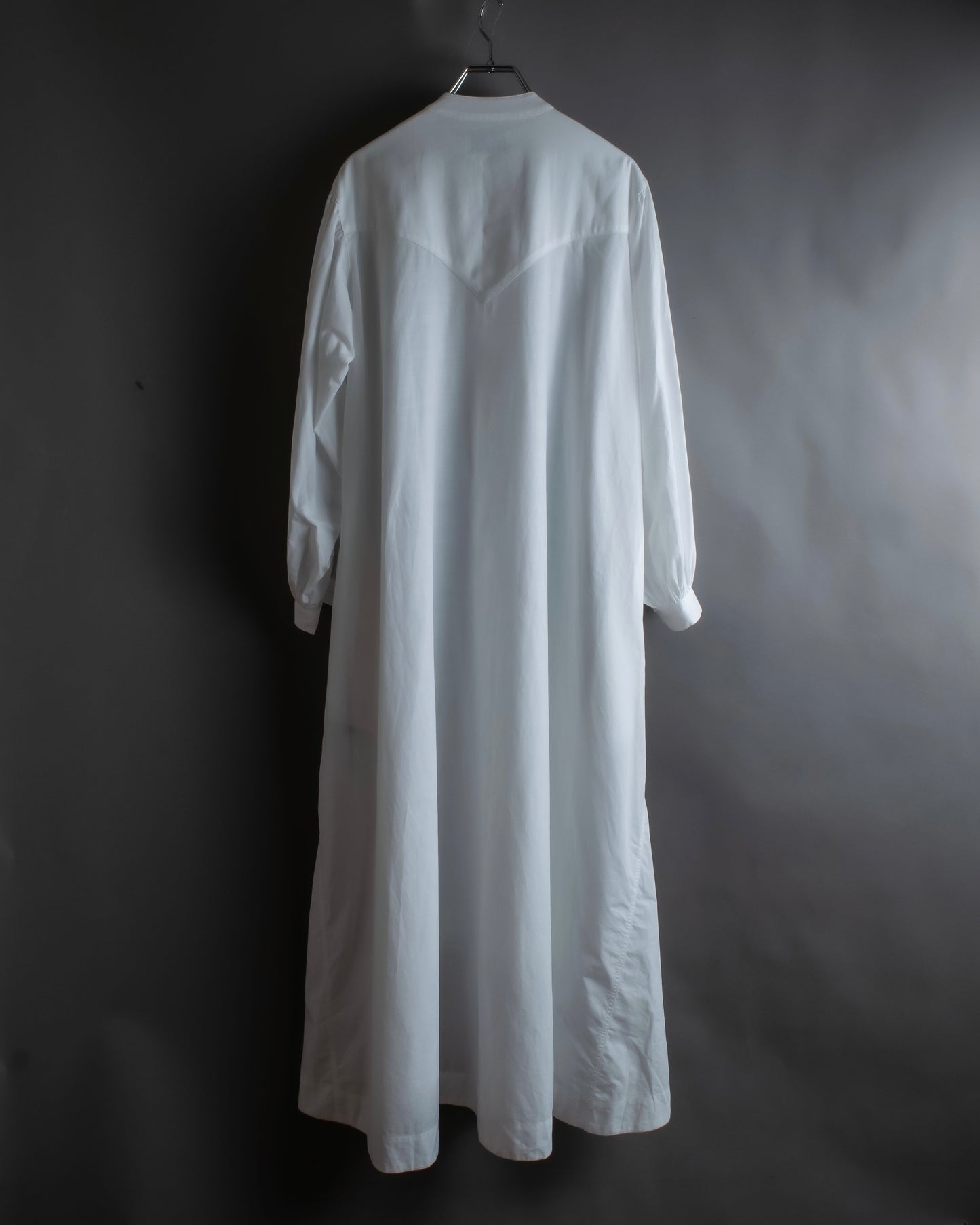 "Cabana" No colour cotton linen maxi shirt onepiece