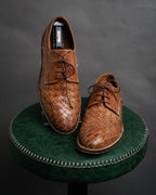 “vintage“ 90’s-00’s Handwoven derby shoes
