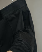 “CHANEL” 2004 Spring grosgrain straight trousers