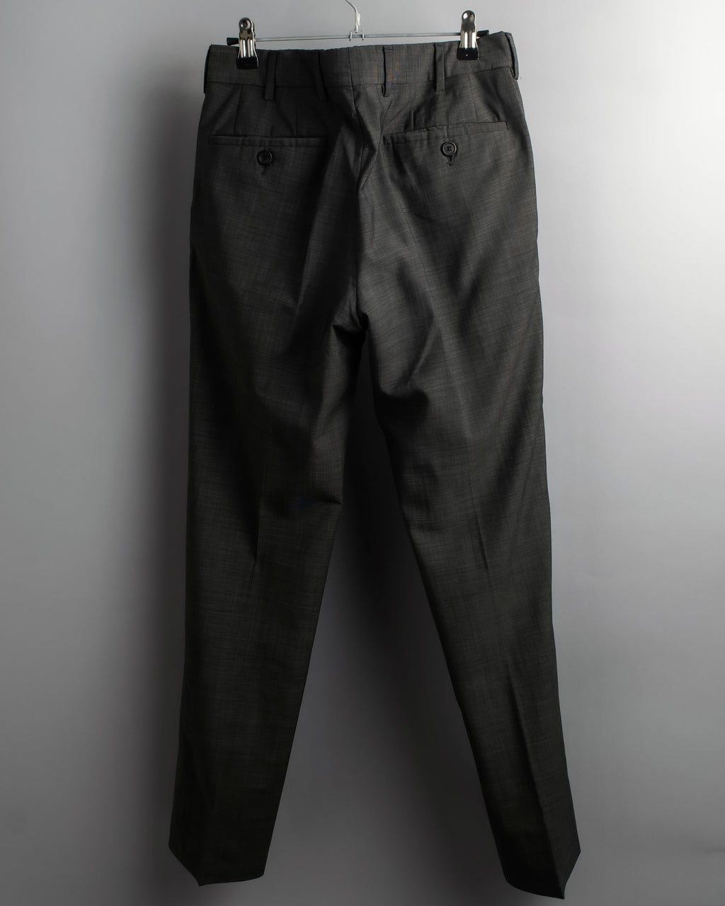 "PRADA" Sharkskin wool minimal tailoring set up