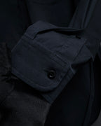 “BALENCIAGA” Button-down collar relaxed shirt