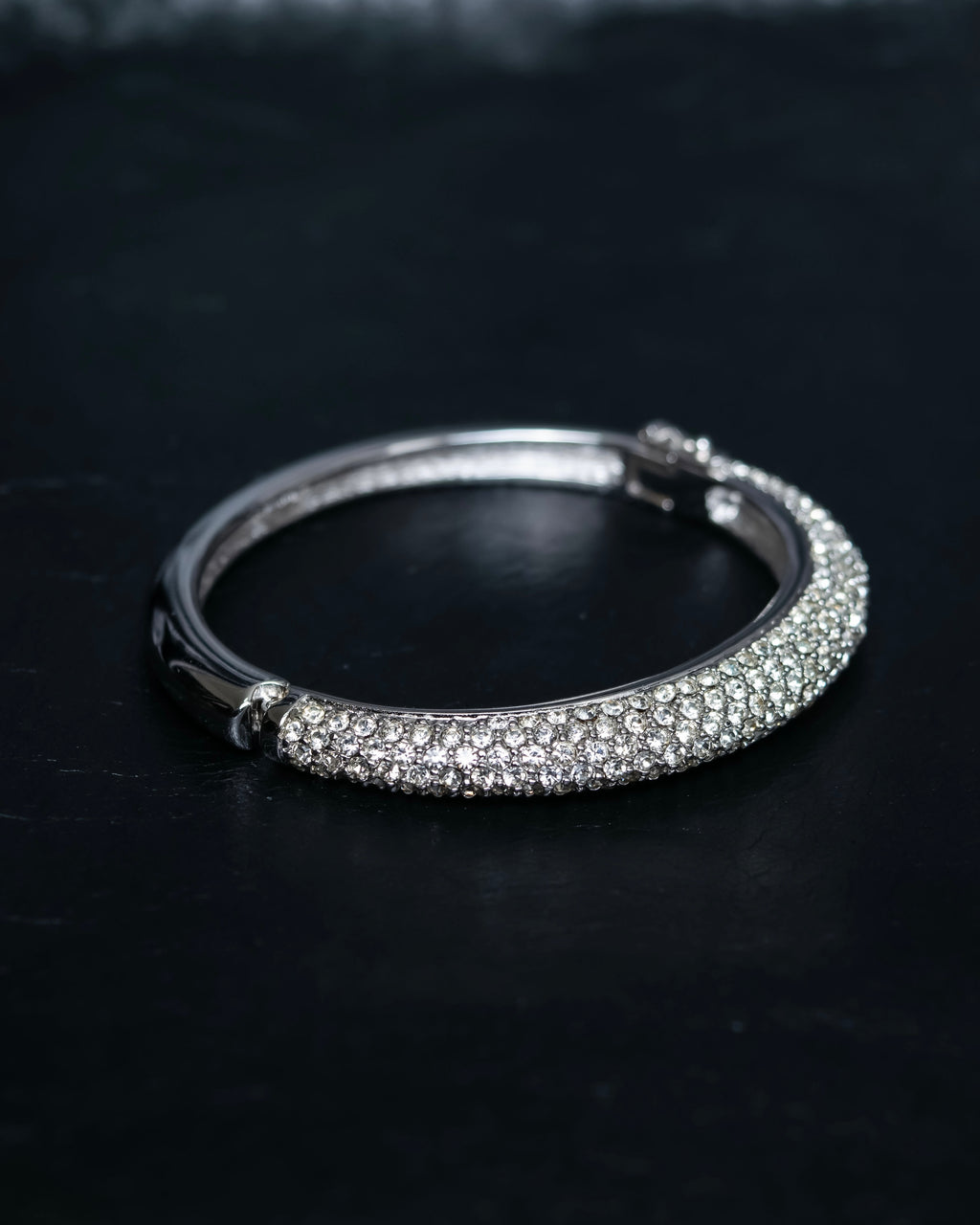 "Christian Dior" Crystal studded bangle