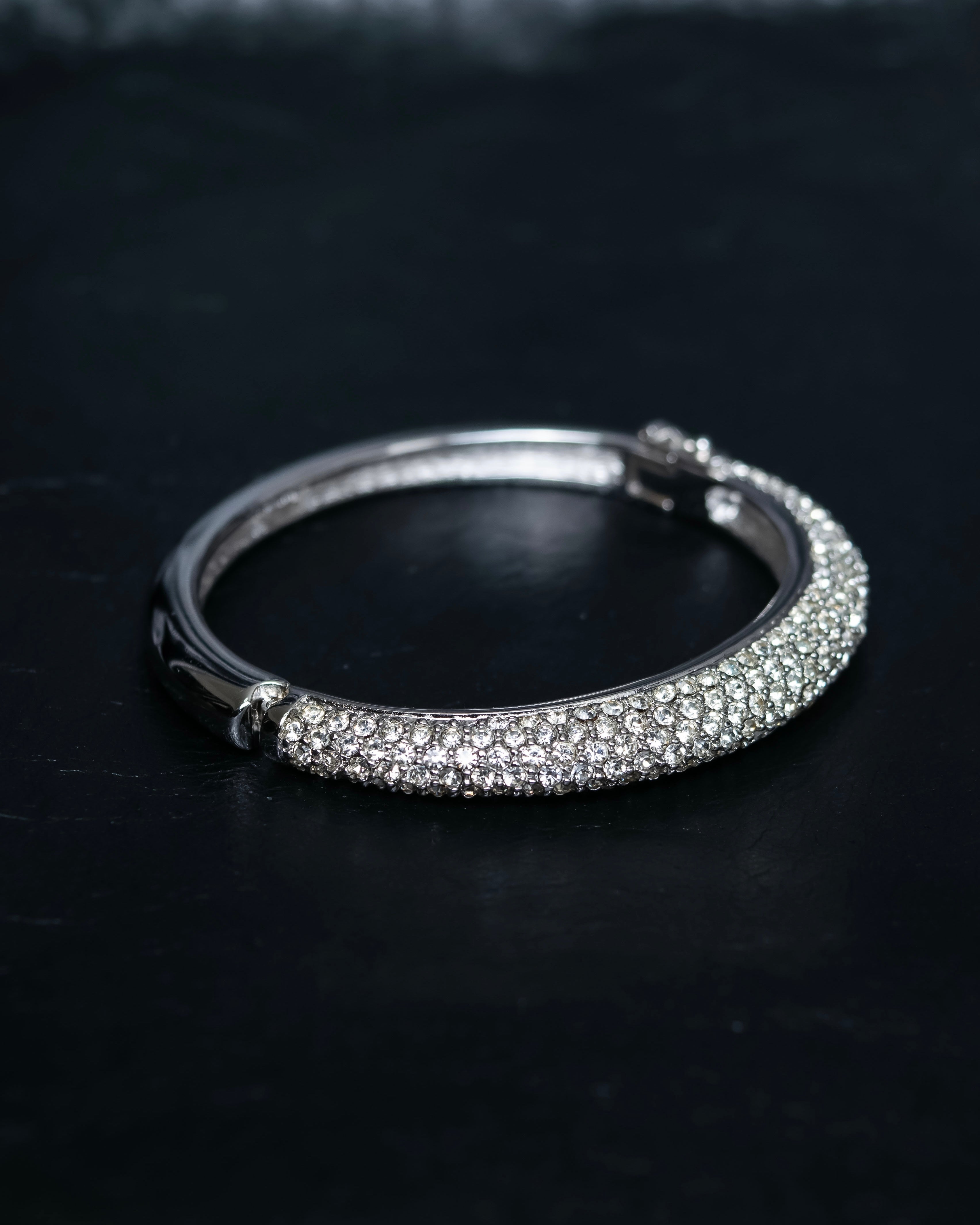 "Christian Dior" Crystal studded bangle