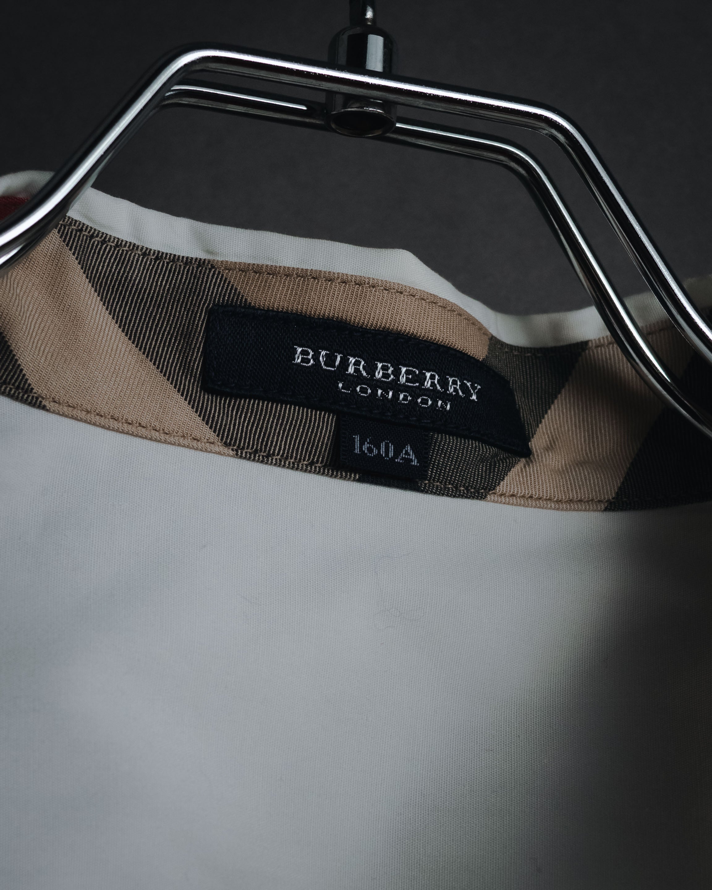 "BURBERRY LONDON" 2010-2014 pintuck tuxedo-front dress shirt