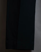 Vintage side line design wide tapered slacks