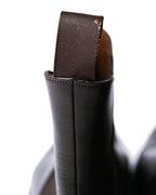 CARMINA Shoemaker/ Beautiful Box-Calf Leather Chelsea Boots Dark Brown