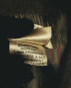 –SPECIAL– "Hermès" 70's-80's Equestrian wool tailored jacket
