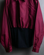 "JEAN PAUL GAULTIER FEMME"
 Waist different material switching design shirt