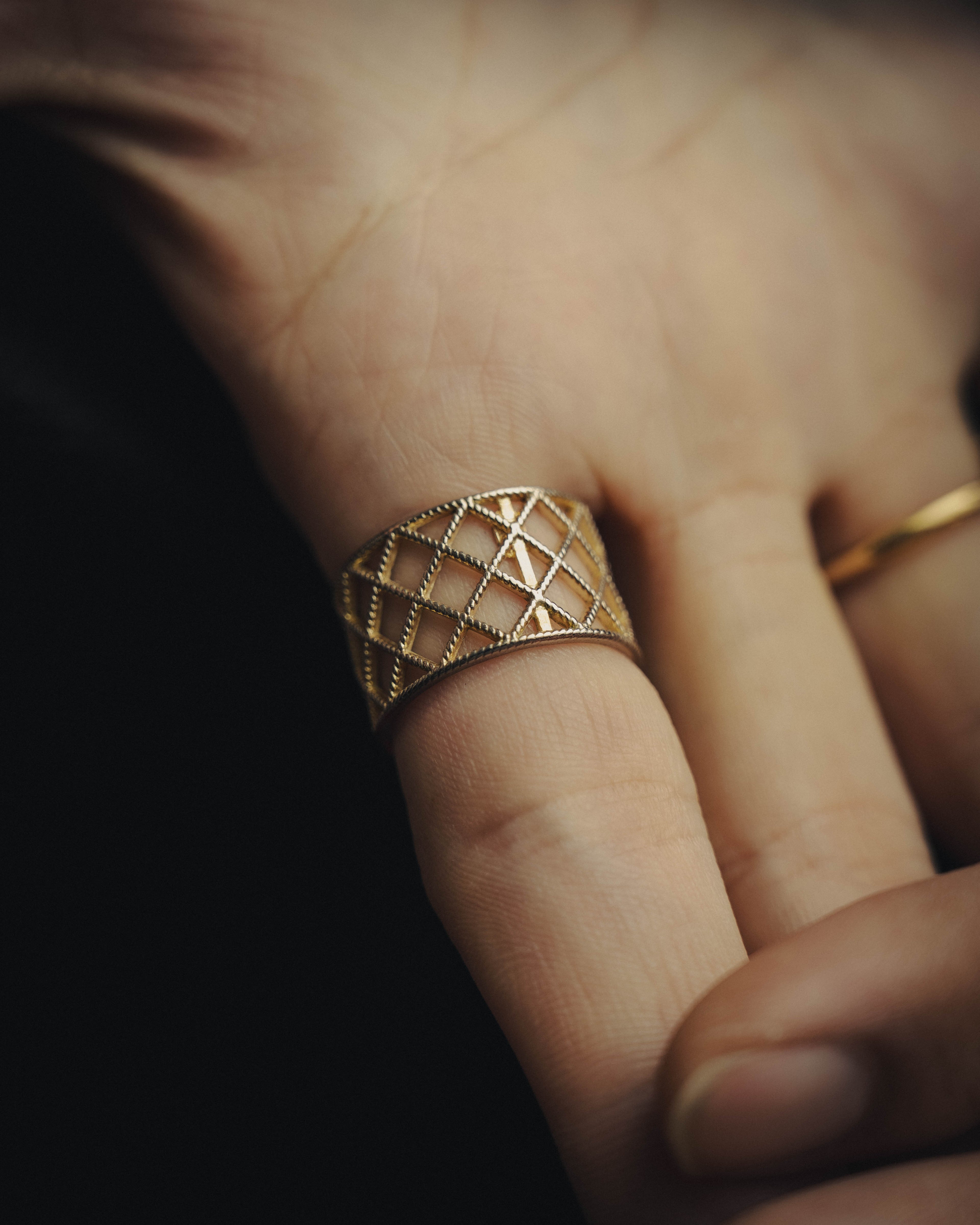 -SPECIAL- “CHANEL“ 2021 AW Pearl quilted CC ring