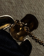 "Christian Dior" Arch motif top gold tone necklace