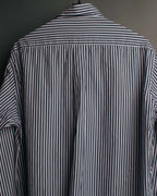 "COMME des GARCONS HOMME" 00's Graphic striped long sleeve shirt