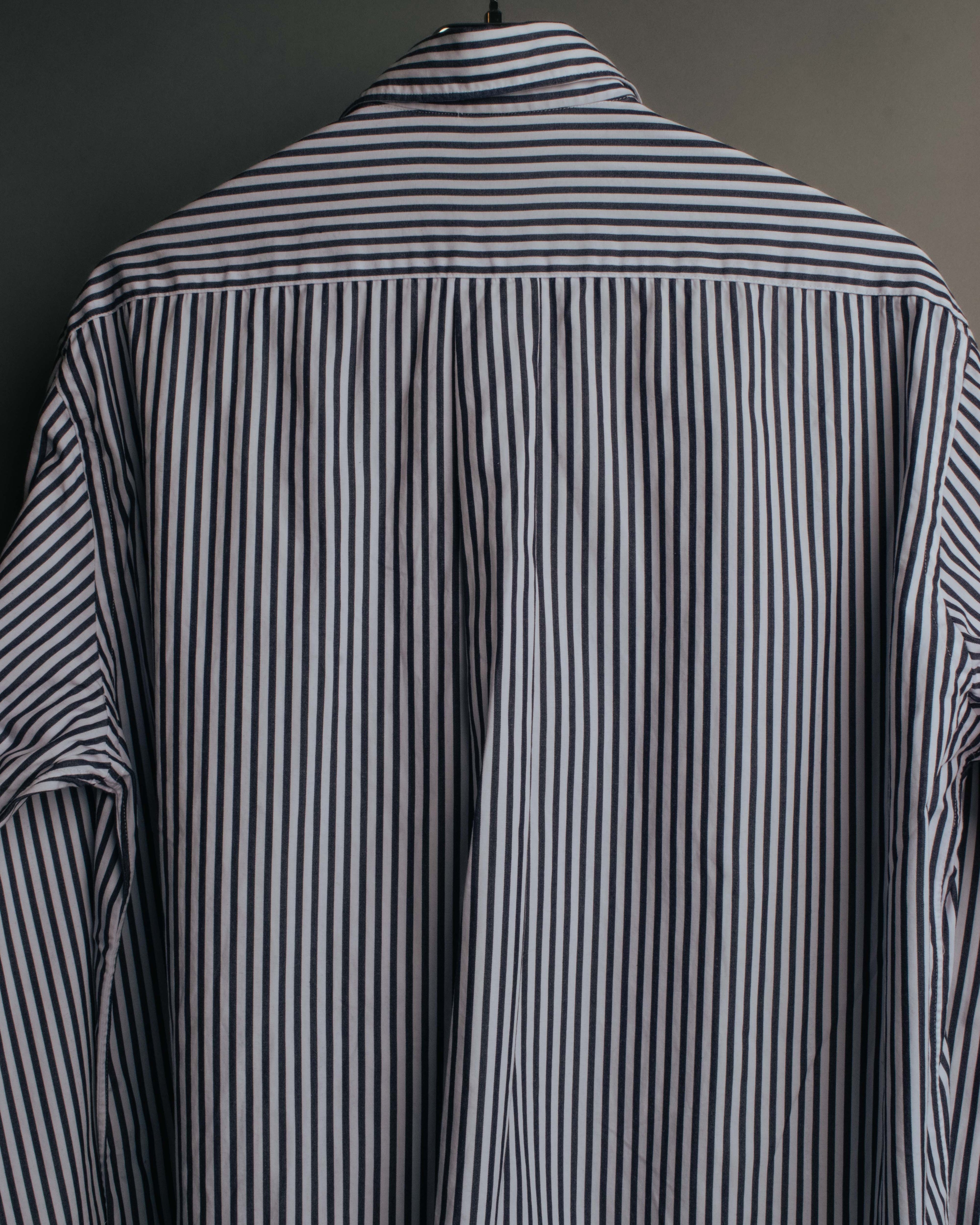 "COMME des GARCONS HOMME" 00's Graphic striped long sleeve shirt