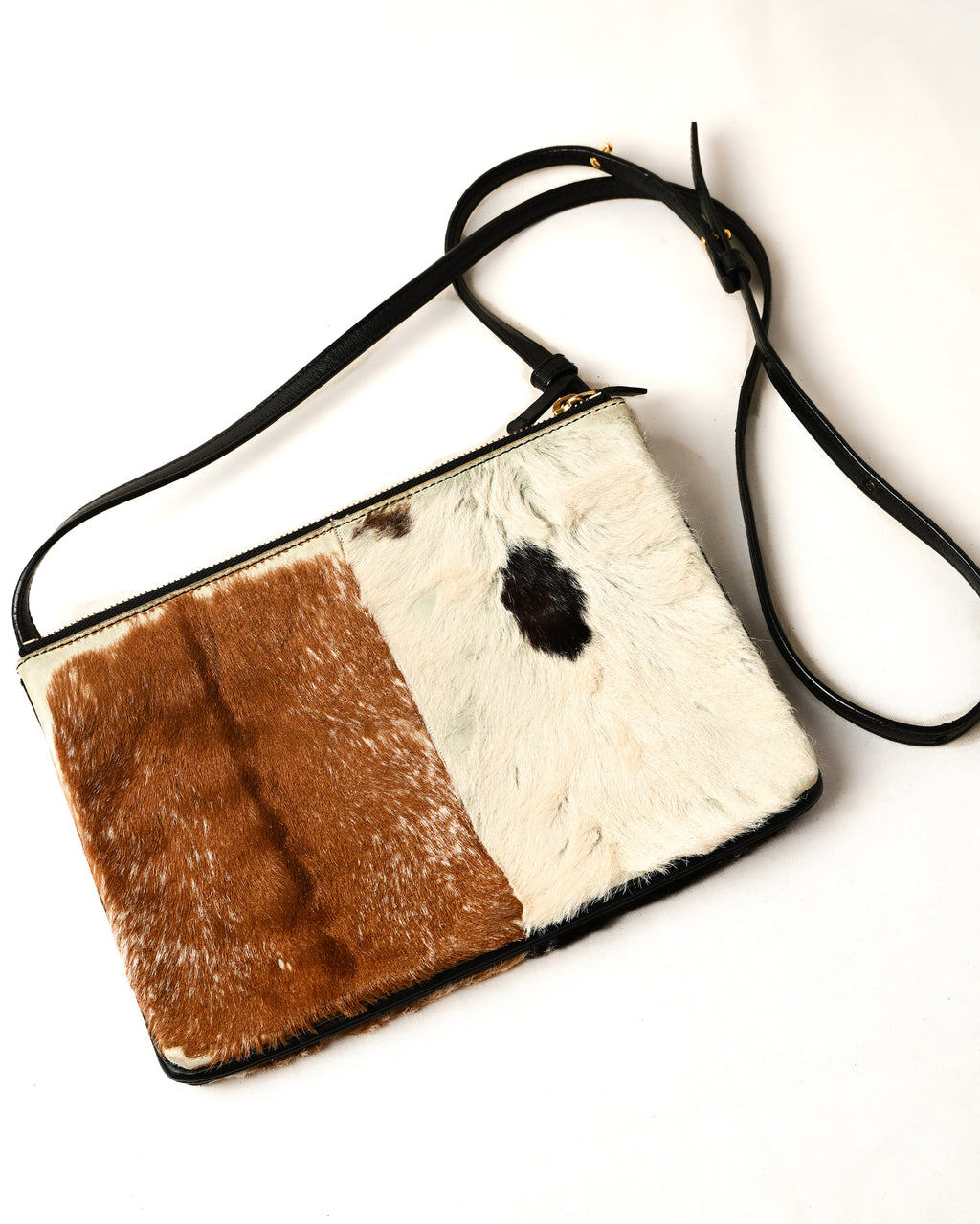 CÉLINE by Phoebe Philo
/ "Trio Small" Shoulder Bag Hair Calf