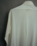 -MOOD Vintage Collections- 70’s-80’s Sheer stripe long point collar shirt