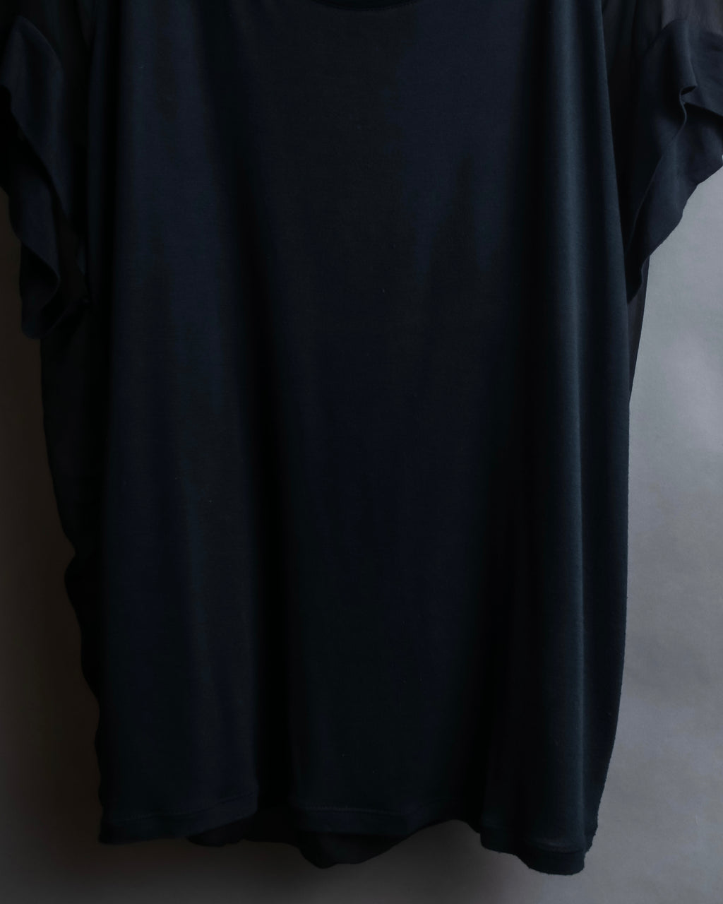 "GUCCI" Layered see-through design pullover