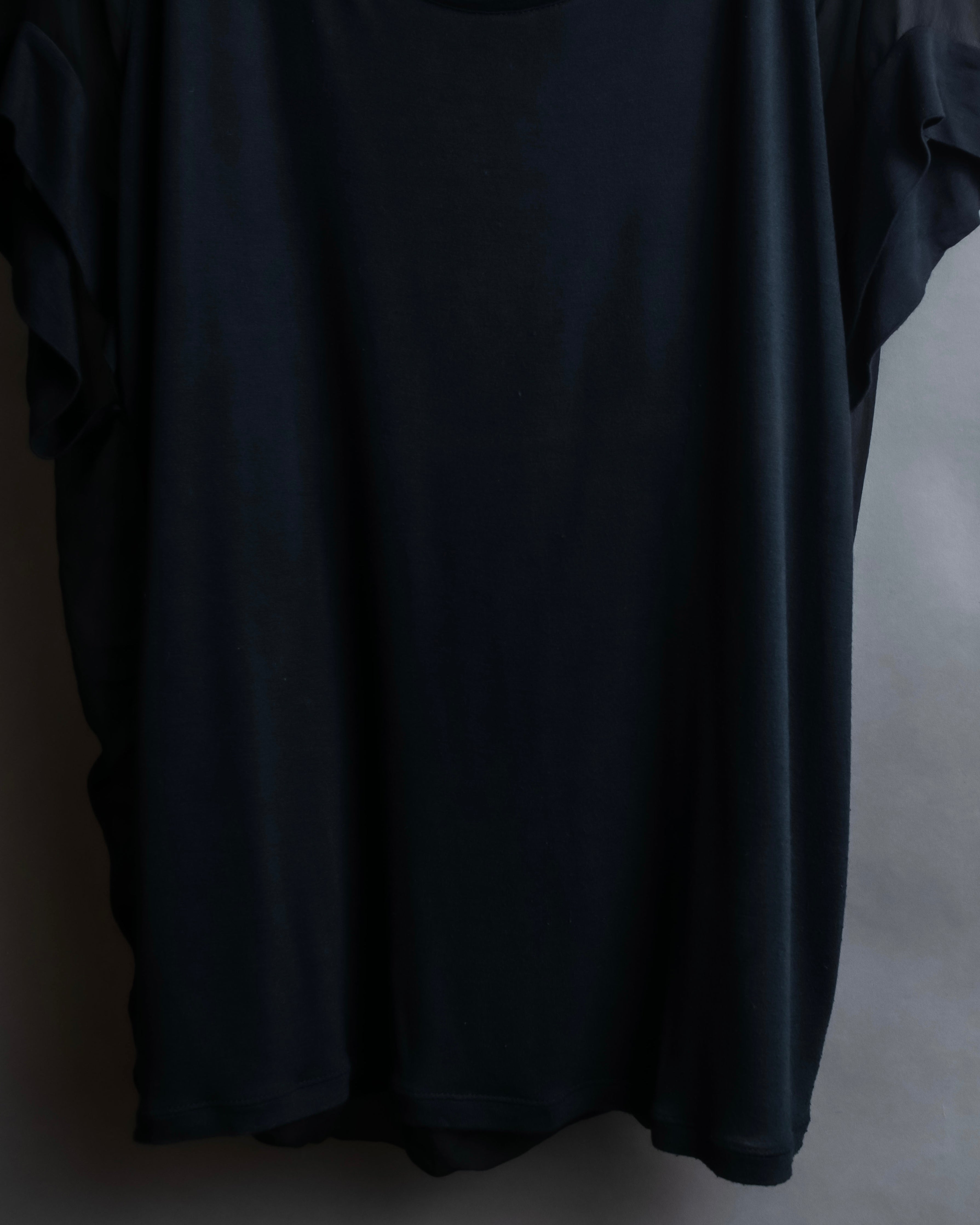 "GUCCI" Layered see-through design pullover