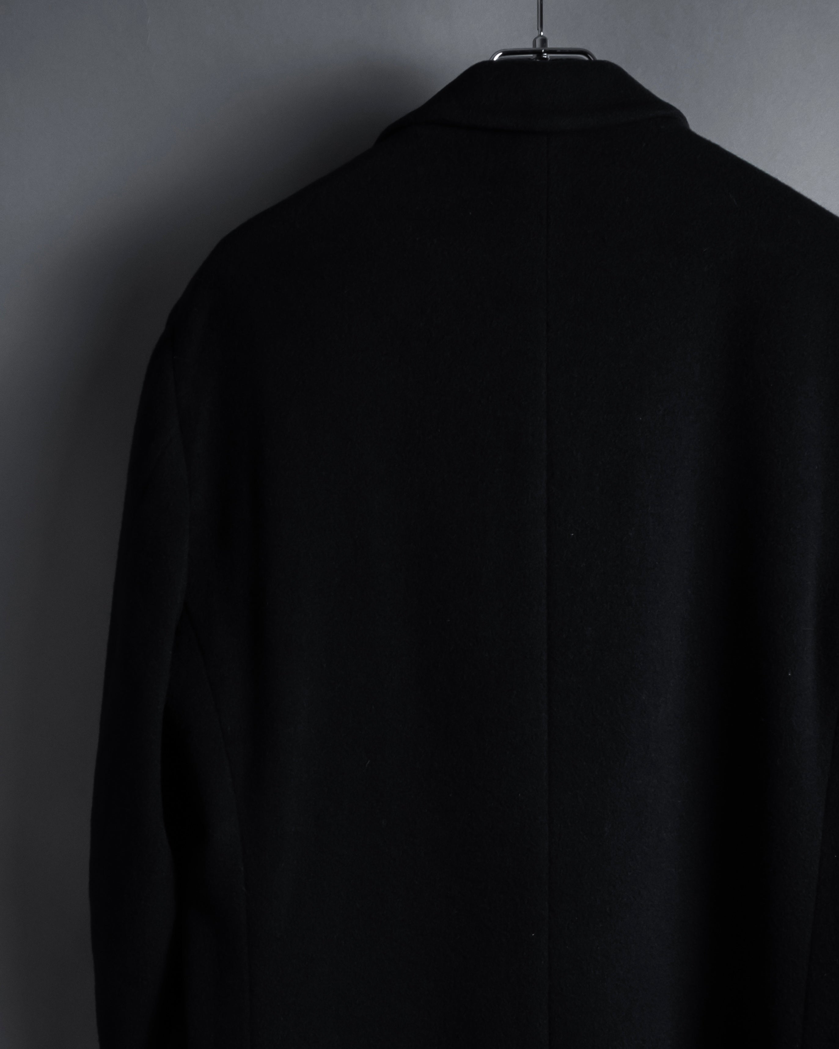 "FENDI" 80's-90's Classic cashmere long chester coat