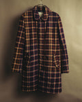 “sacai” 2010's Tartan wool cashmere padded hybrid coat