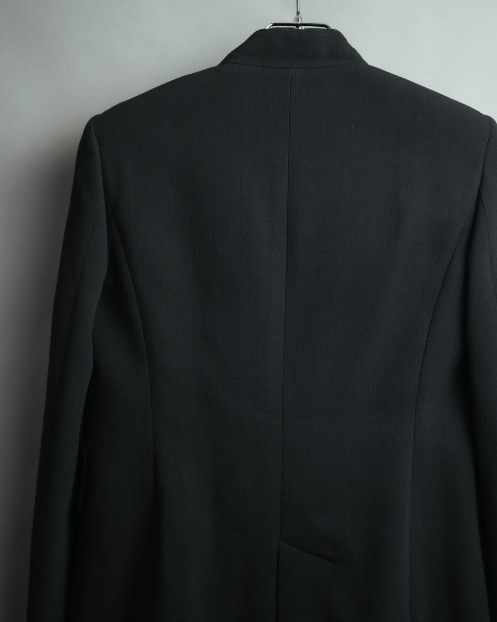 "EMILIO PUCCI" 00's-10's Gold buttoned tailored wool blazer