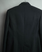 "EMILIO PUCCI" 00's-10's Gold buttoned tailored wool blazer