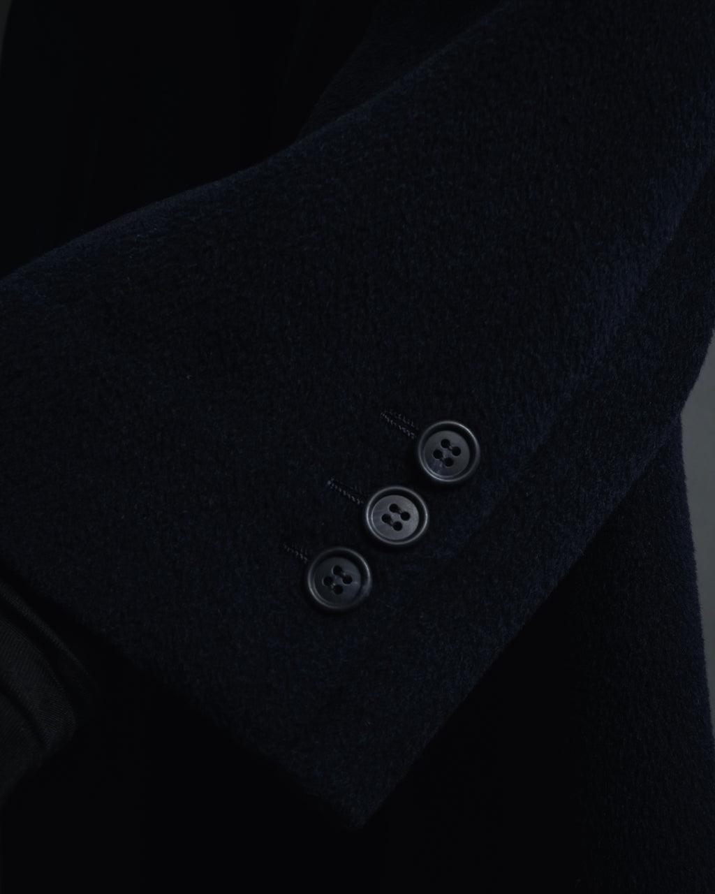 "VALENTINO GARAVANI UOMO" 80’s-90’s Cashmere blend tailored coat