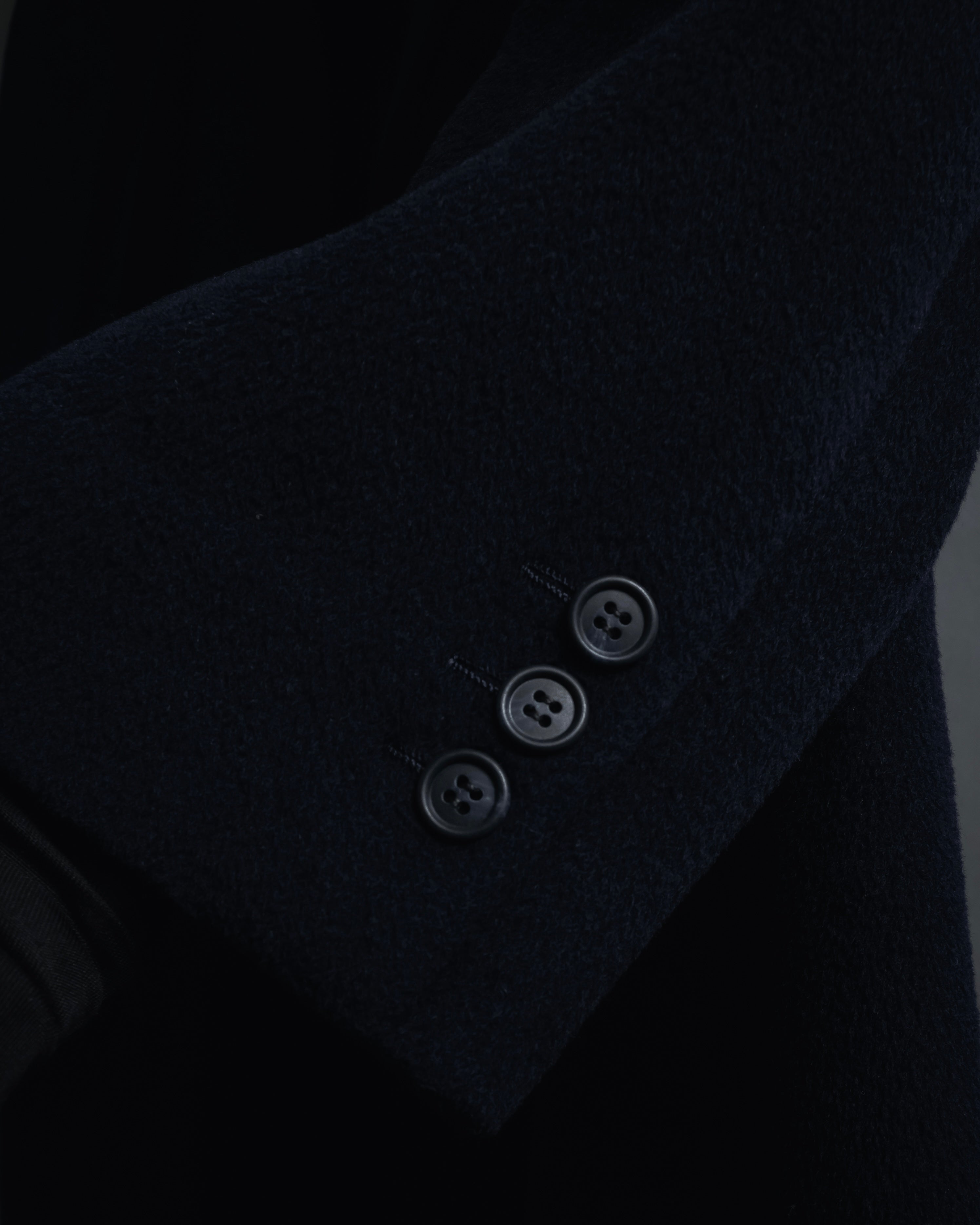 "VALENTINO GARAVANI UOMO" 80’s-90’s Cashmere blend tailored coat