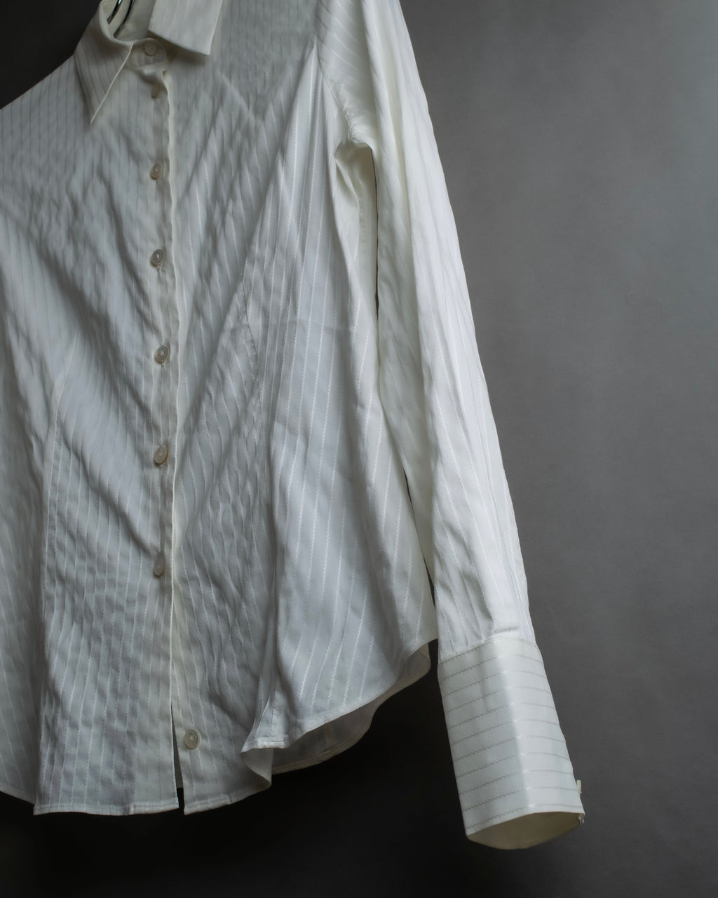 "GIORGIO ARMANI" Delicate striped white shirt
