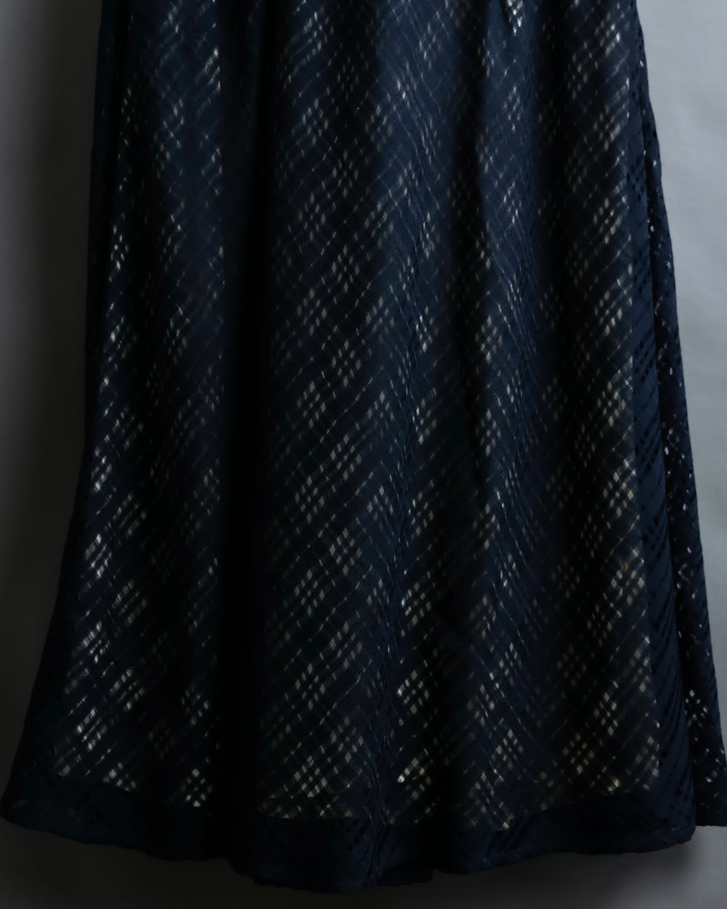 "FENDI" Embroidered check maxi onepiece