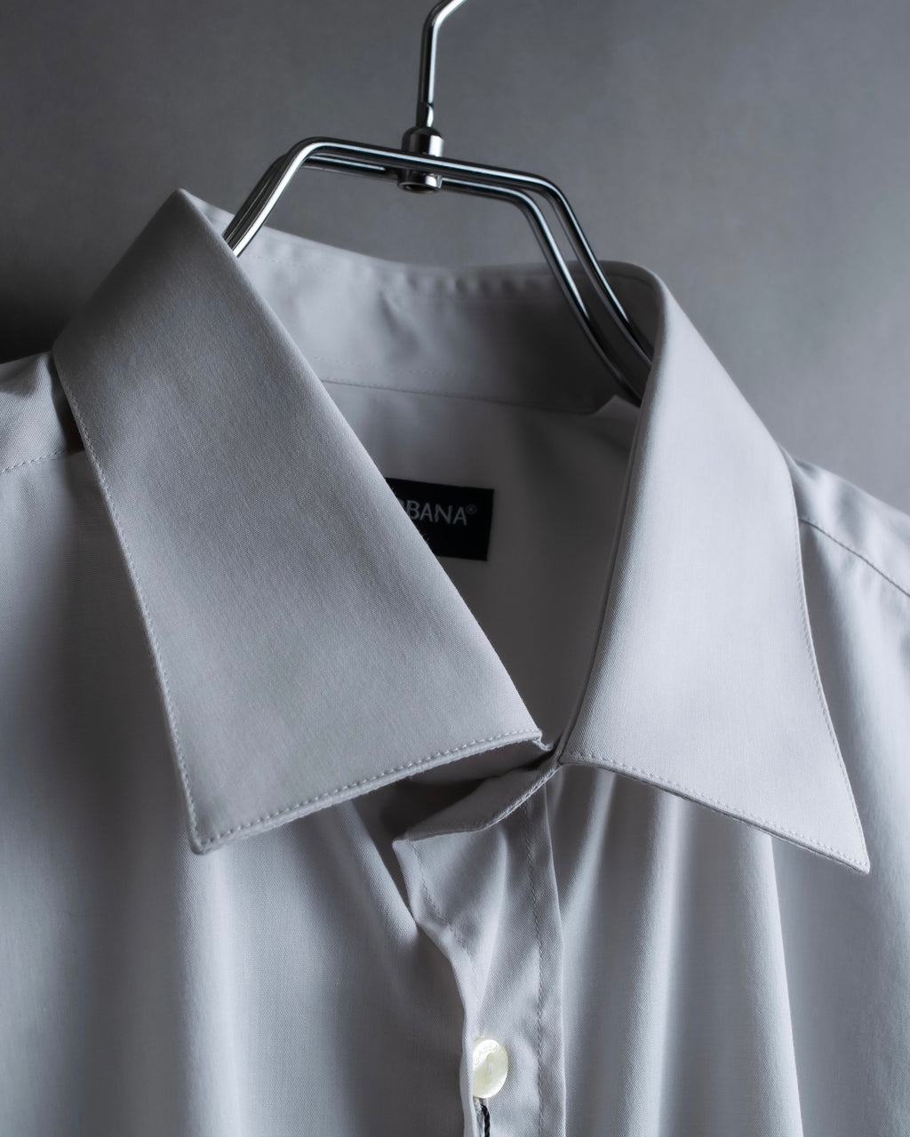 "DOLCE & GABBANA" Cuff logo engraved oversized shirt