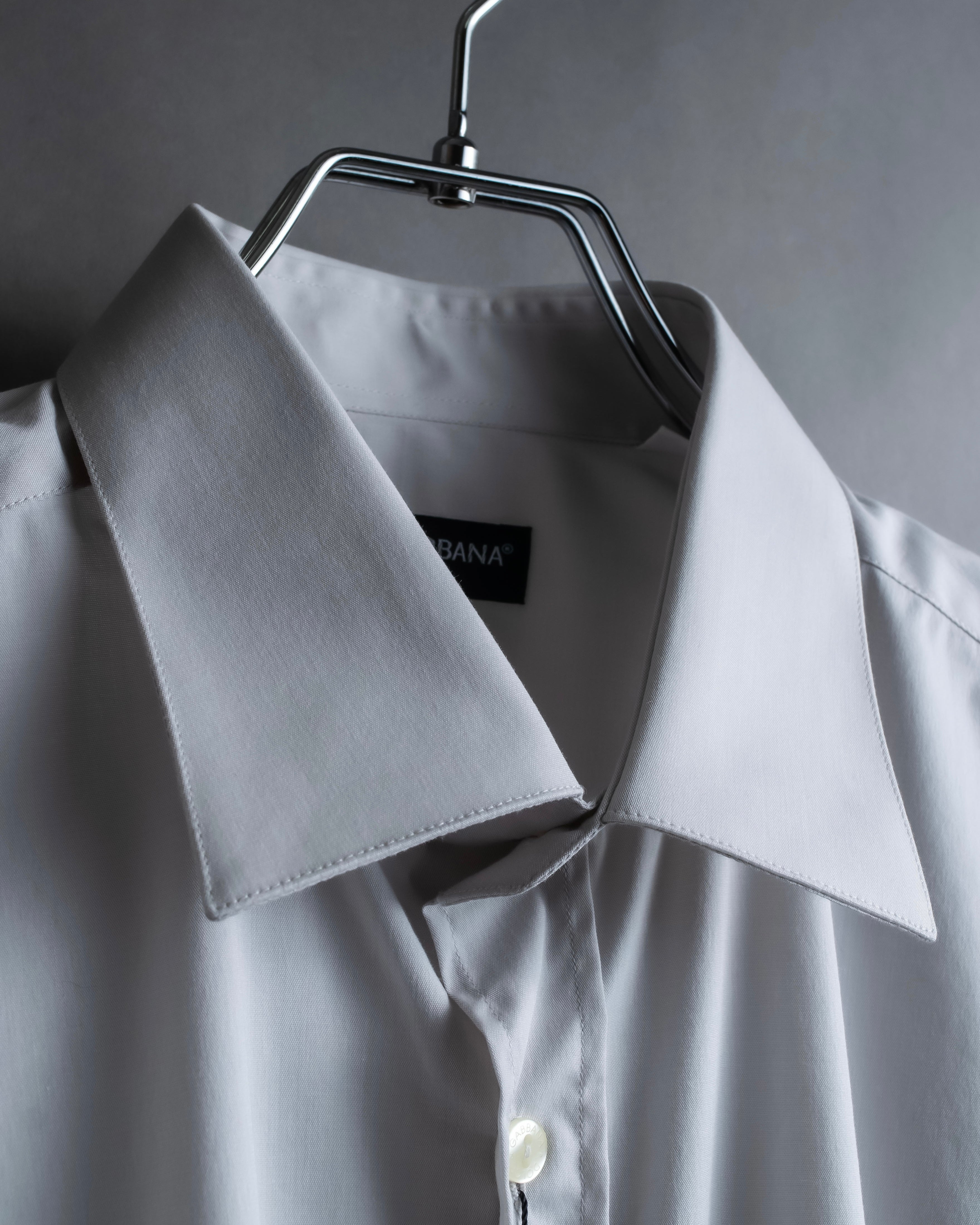 "DOLCE & GABBANA" Cuff logo engraved oversized shirt