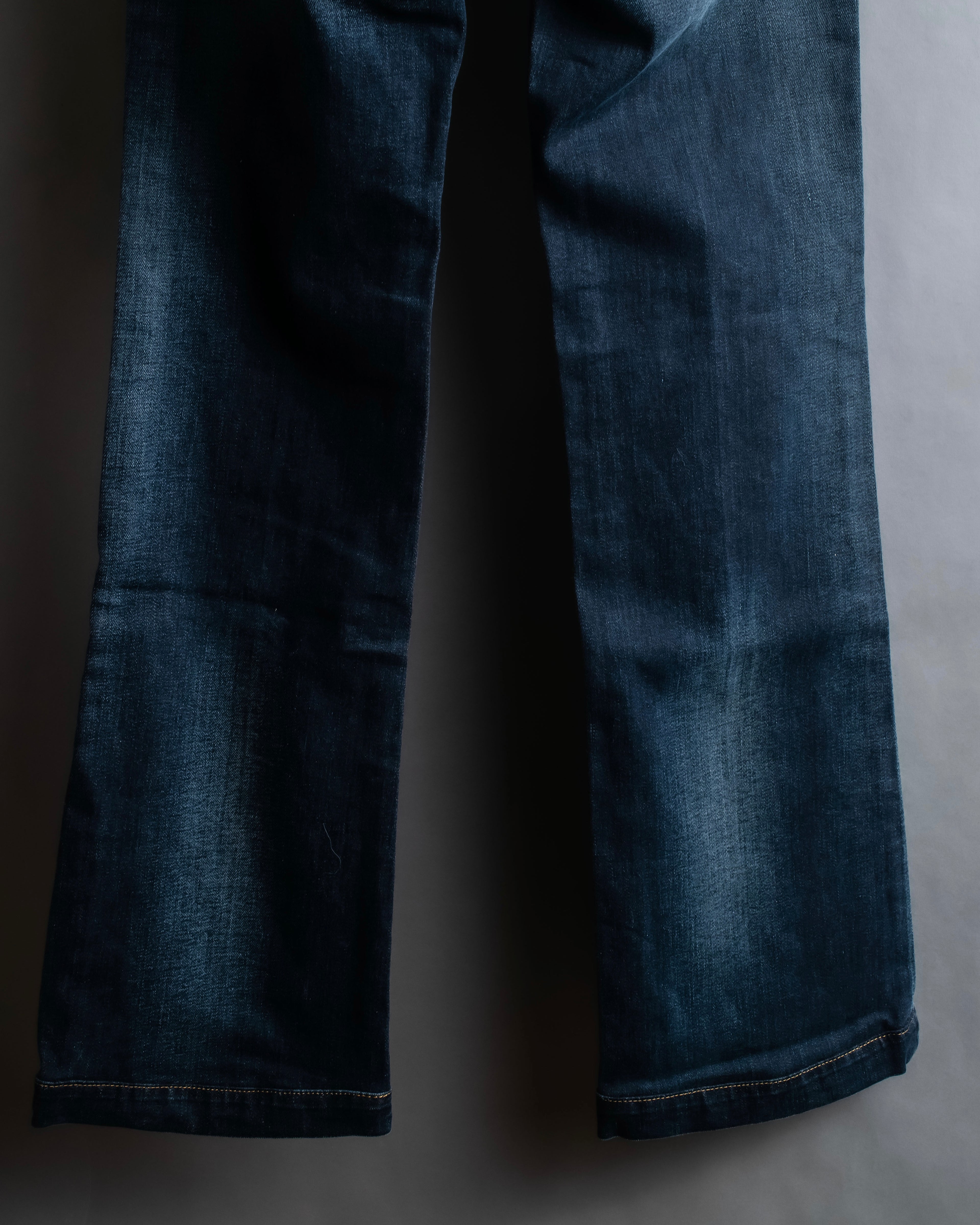 Pantalones de mezclilla con lavado de libélula de GUCCI