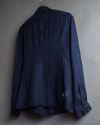 "GIORGIO ARMANI" Jacquard navy color shirt
