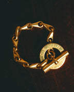 –SPECIAL– "CELINE" 90's Sculptural toggle chain bracelet