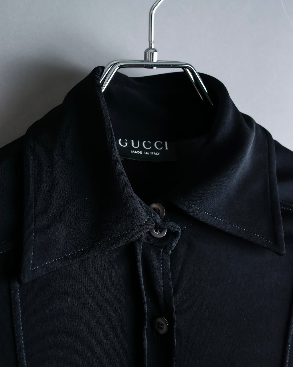 "GUCCI" Drawstring design pintuck long shirt