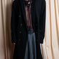 "Karl Lagerfeld"
Double breasted layered lapel oversized chester coat