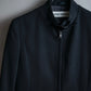 “ISSEY MIYAKE”  Chin belt designed stand collar jacket