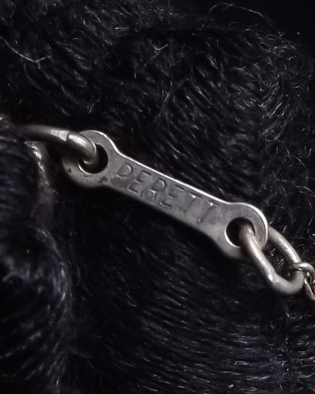 "Tiffany&Co" Small claus motif silver necklace