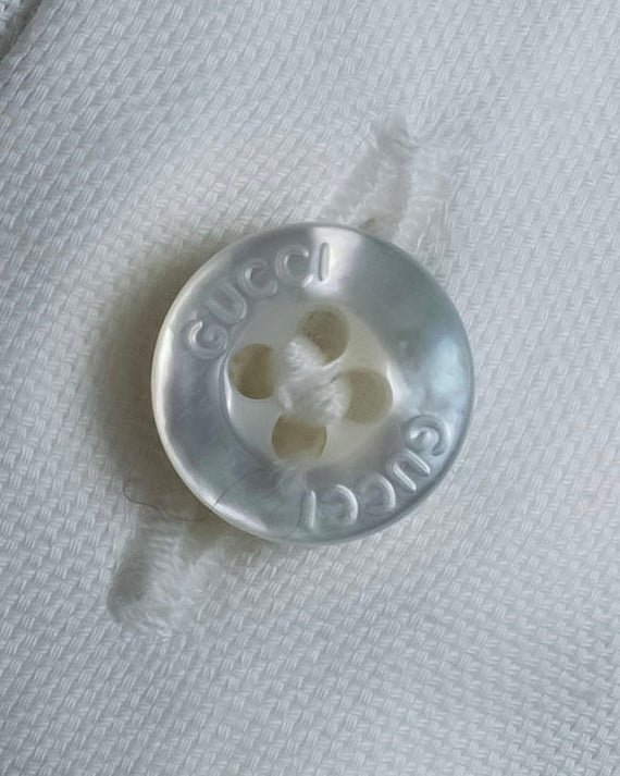 "GUCCI" Michele period iconic motif embroidered shirt