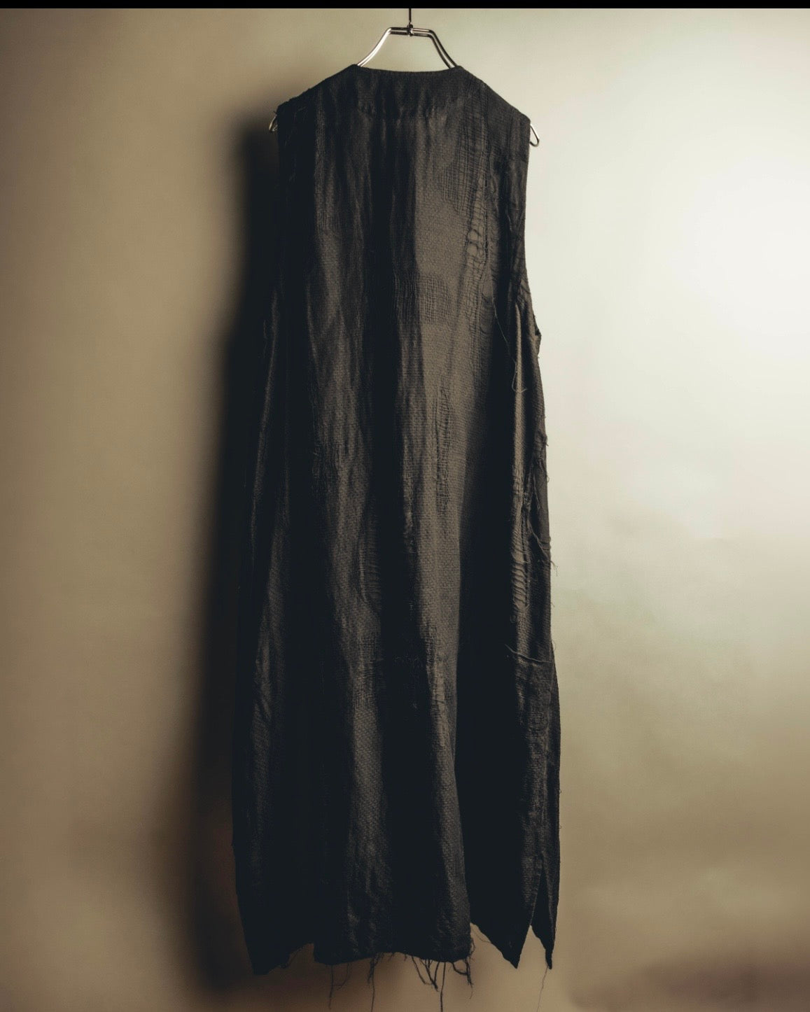 -SPECIAL- "Y's" 21SS Textured sleeveless long vest