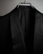 "CHRISTIAN DIOR MONSIEUR" Classical tailored Zegna base satin tuxedo set up