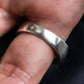 "JEAN PAUL GAULTIER" Logo engraved silver 925 ring