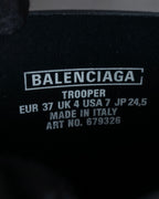 "BALENCIAGA" Rubber black trooper boots