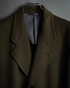 "Christian Dior" Single-breasted 100% cashmere chester coat