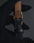 "HERMES" Chaine d'Ancre motif buckle leather belt