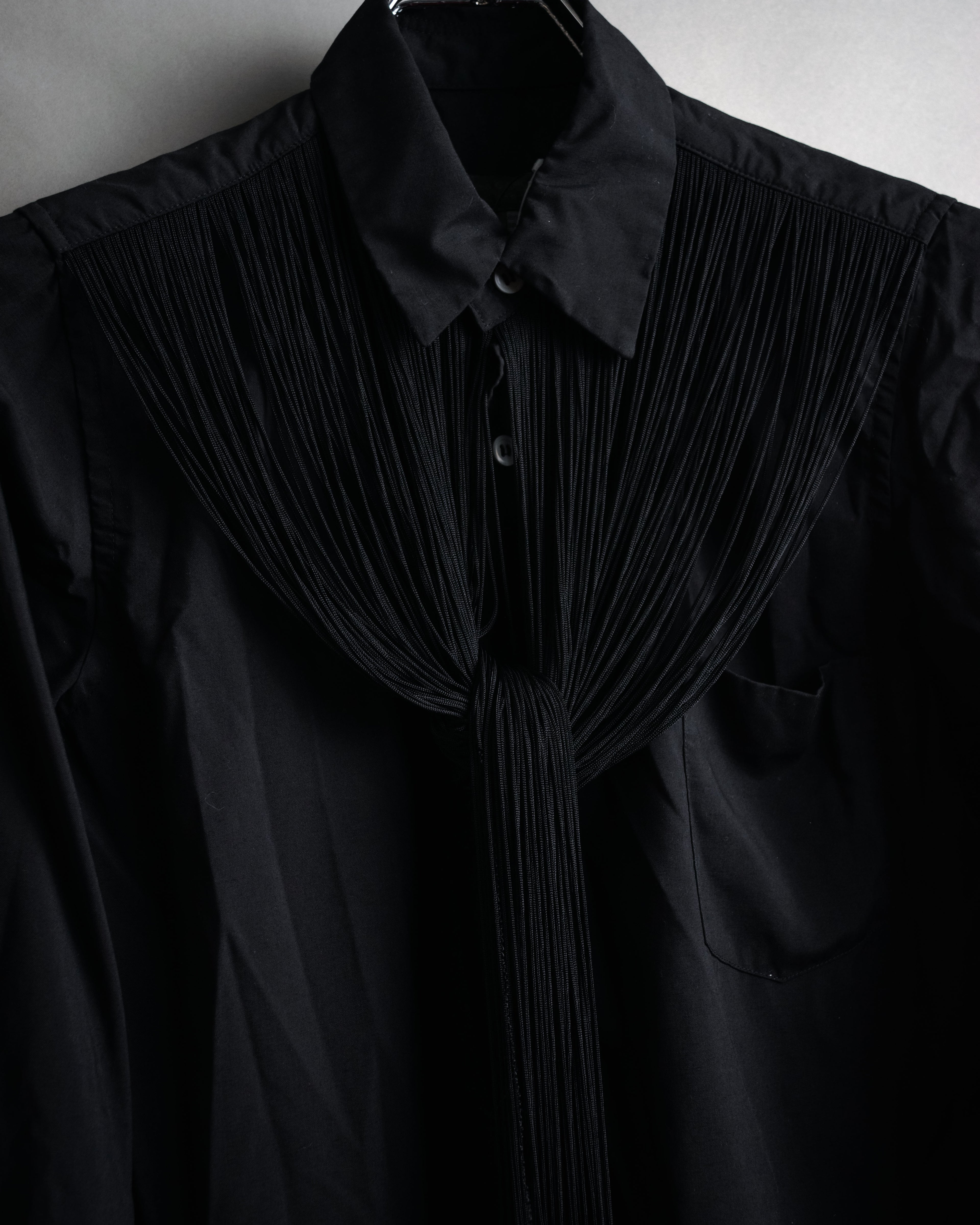 “COMME des GARCONS” 2022SS  Fringed dress shirt